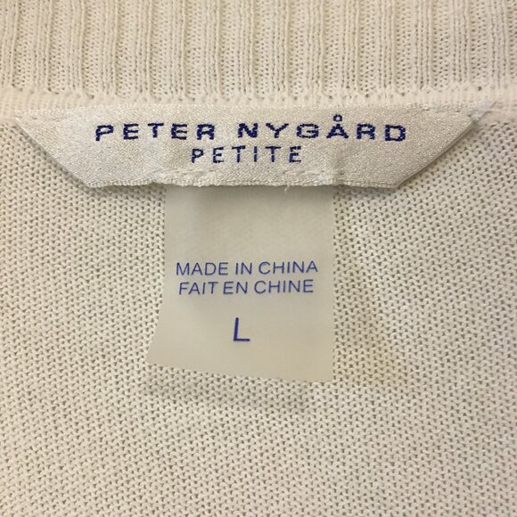 Cotton Rayon White Pointelle Knit Balletcore Bolero - Picture 5 of 12